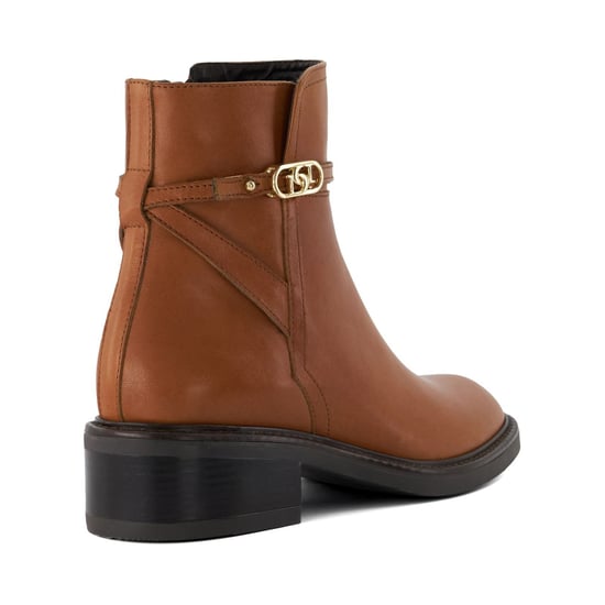 Dune Praising Leder Damen Tan Stiefel - Image 2