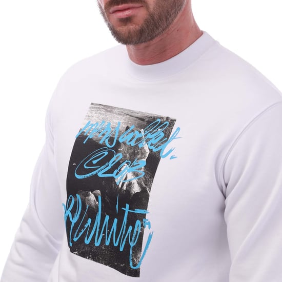 Off-white Rocks Type Slim Crewneck Weiß - Image 3