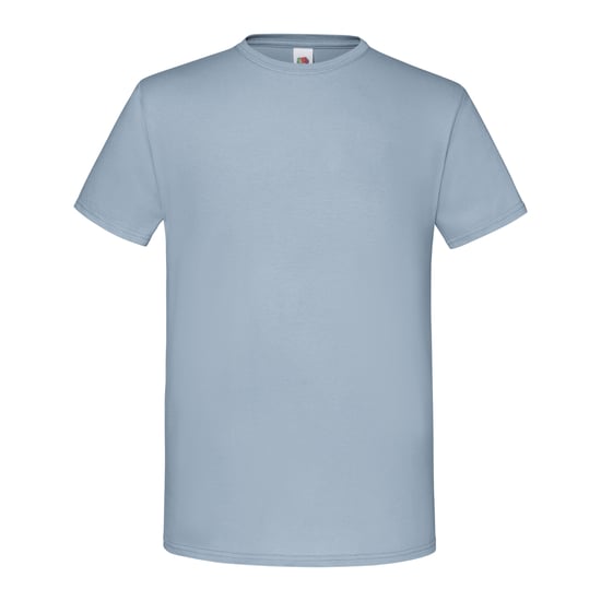 Fruit Of The Loom Herren T-Shirt Iconic (Graublau) - Image 1