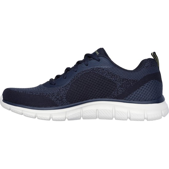 Skechers Track Glendor Herren Sneaker aus Polyester in Marineblau/Limettengrün - Image 4