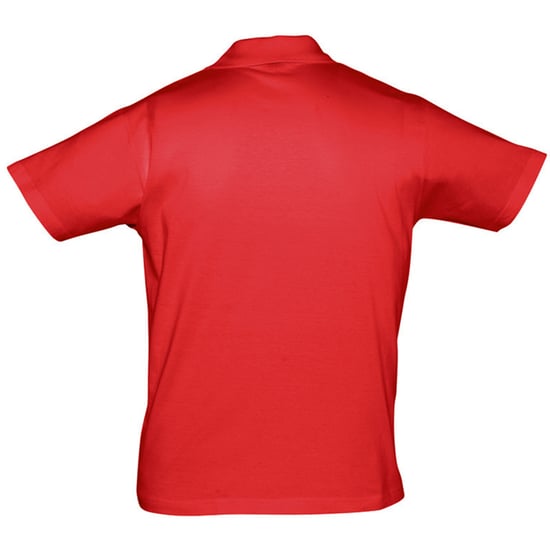 SOLS Herren Prescott Jersey Kurzarm-Poloshirt (Rot) - Image 2
