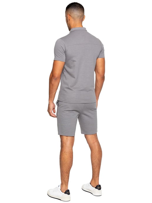 Enzo | Herren-Polo-Trainingsanzug-Set - Grau - Image 2
