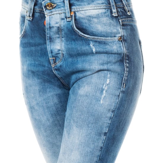 Lange Jeanshose mit geradem Saumschnitt 10DBF0667 Damen - Image 2