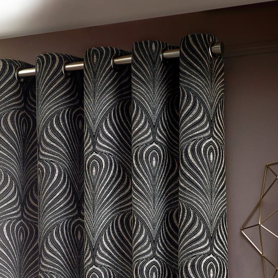 Paolleti Gatsby Jacquard Ösenvorhänge - Image 3