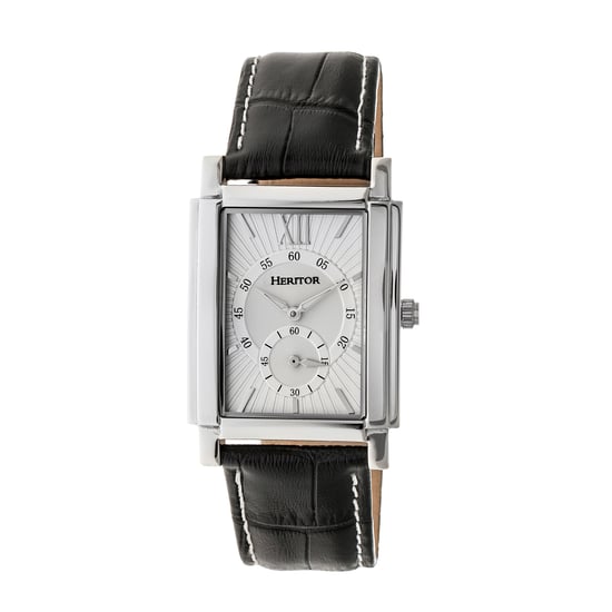 Heritor Automatic Frederick Leather-Band Watch