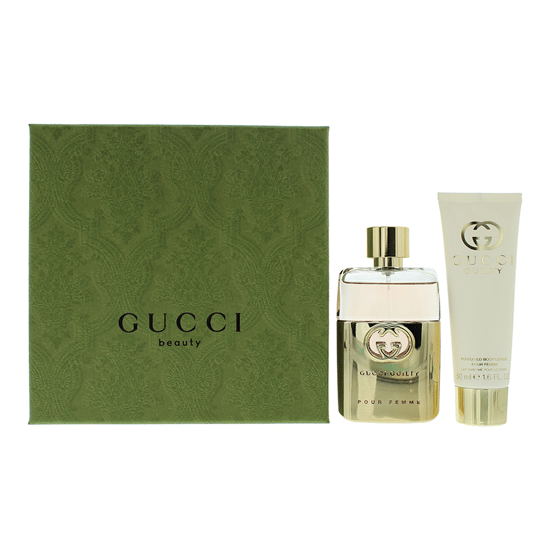 Gucci Guilty Pour Femme Eau De Parfum 50ml + Body Lotion 50ml Gift Set