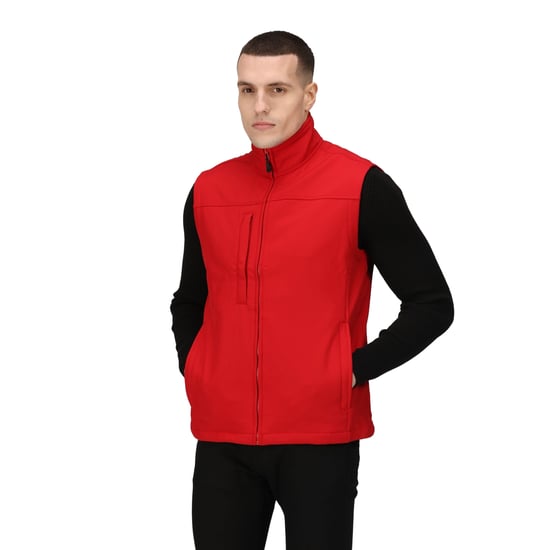 Regatta Mens Flux Softshell Body Warmer (Seal Grey/Seal Grey)
