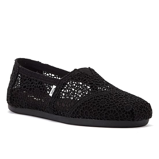 TOMS Apargata Crochet Damen Schwarz Espadrilles - Image 2