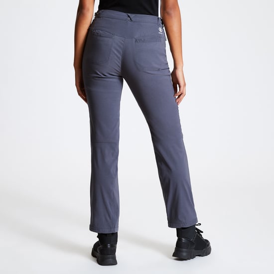 Dare2b Womens/Ladies Melodic II Lightweight Stretch Walking Trousers (Ebony Grey)