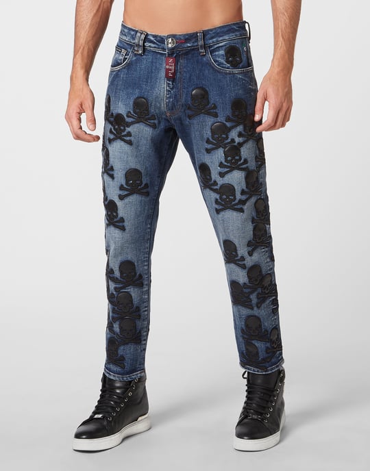 Jeans Regular Fit Skull - Image 1