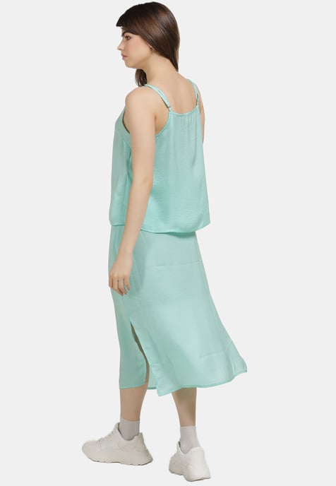 Mymo Spitzentop Damen Aqua - Image 4