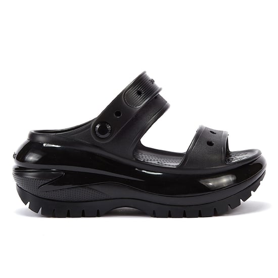 Crocs Classic Mega Crush Damen Schwarz Sandalen - Image 3