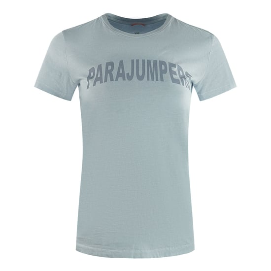 Parajumpers Cristie Brand Logo Vapour Blue T-Shirt - Image 1