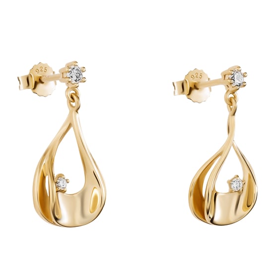 Orphelia 'Etoile' Damen Ohrhänger aus 925er Sterlingsilber - Gold ZO-7524/G - Image 1