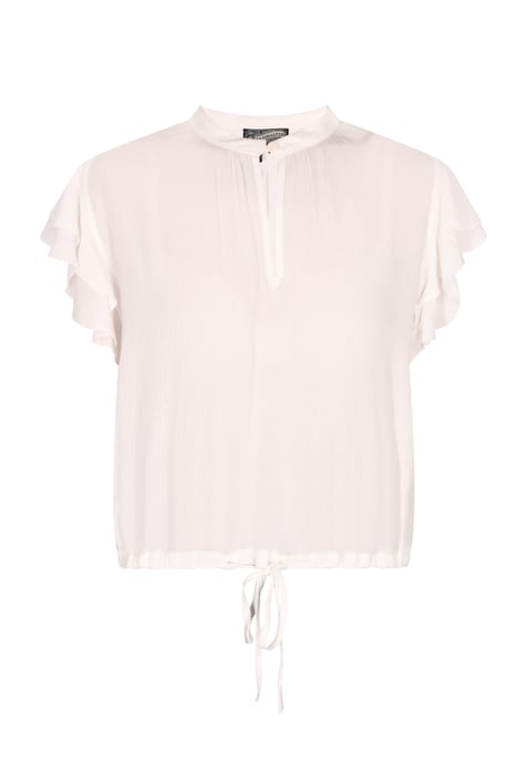 Dreimaster Bluse Damen Wollweiss - Image 1