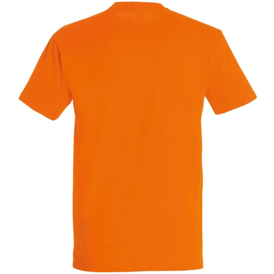 SOLS Mens Imperial Heavyweight Short Sleeve T-Shirt (Orange) - Image 2