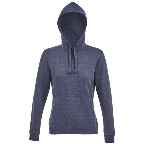 SOLS - "Spencer" Sweatshirt mit Kapuze für Damen (Denim meliert) - Image 1