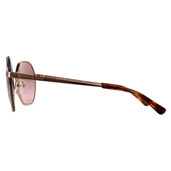 Michael Kors Runde Damen Rose Gold Braun Rosa Gradient Sonnenbrille - Image 3