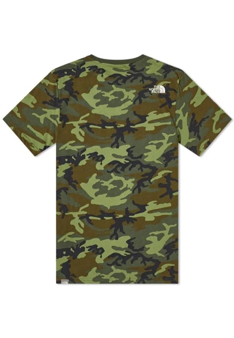 The North Face Mens T Shirt SS einfache Kuppel Tee Camo drucken - Image 6