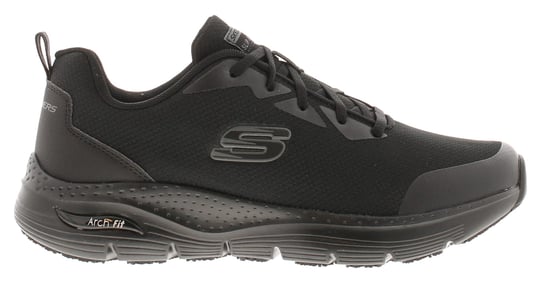 Skechers Womens Work Trainers Slip Resistant Arch Fit SR Lace Up black