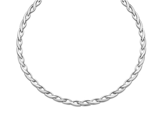 Orphelia Damen 925 Sterling Silber Set: Kette + Armband - Silber SET-042 - Image 2