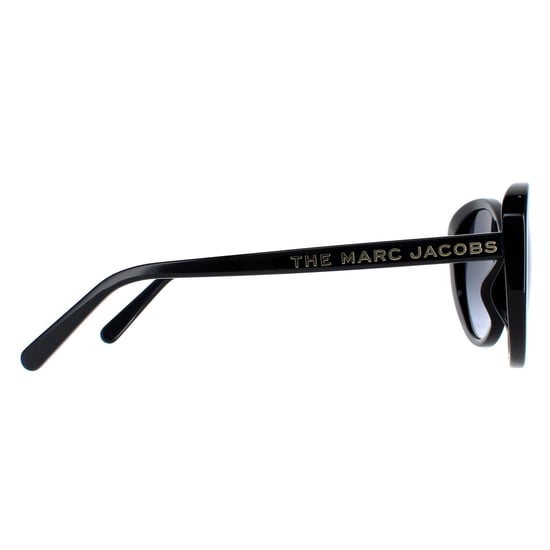 Marc Jacobs Oval Womens Black Dark Grey Gradient 520/S