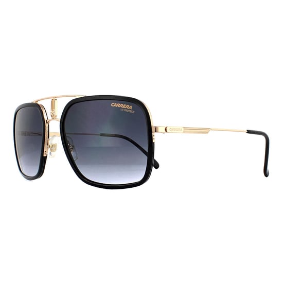 Carrera Aviator Mens Gold Schwarz Dunkel Grau Gradient Sonnenbrille - Image 2