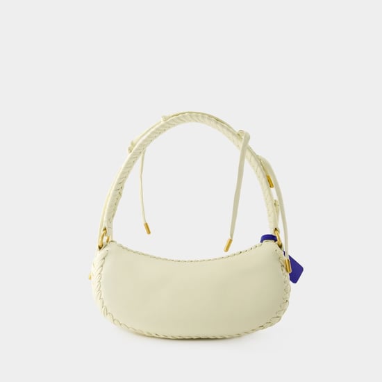 Kante Weben Schultertasche - Off White - Leder - Beige - Image 4
