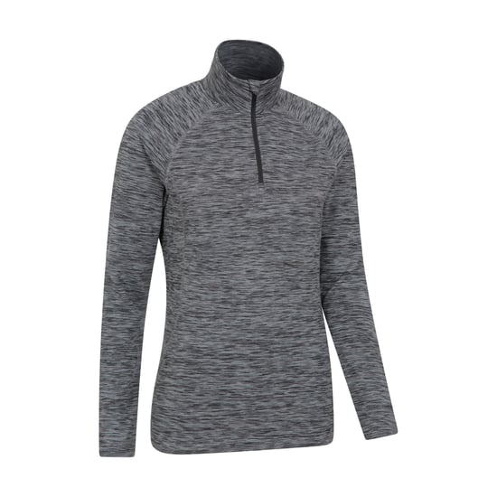 Mountain Warehouse - "Bend & Stretch" Midlayer mit halbem Reißverschluss für Damen (Schwarz) - Image 3