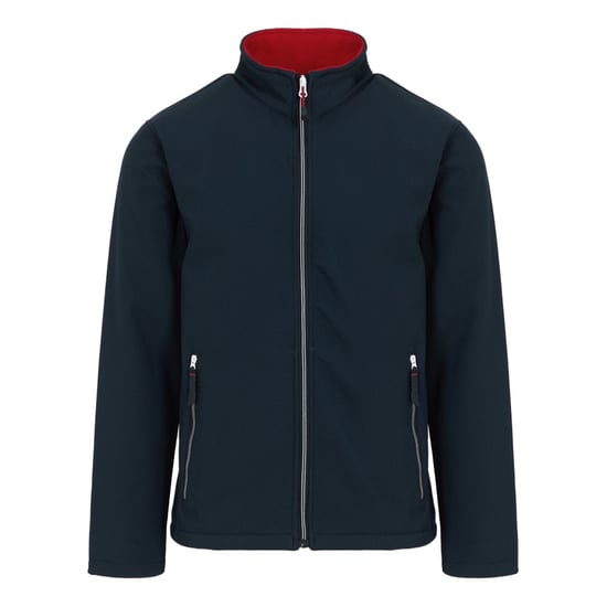 Regatta - "Ascender" Fleecejacke für Herren (Marineblau/Rot) - Image 1