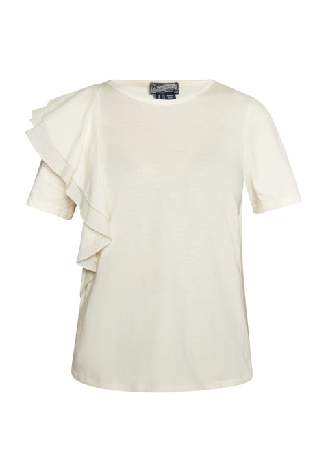 Dreimaster T-Shirt Damen Wollweiß - Image 1
