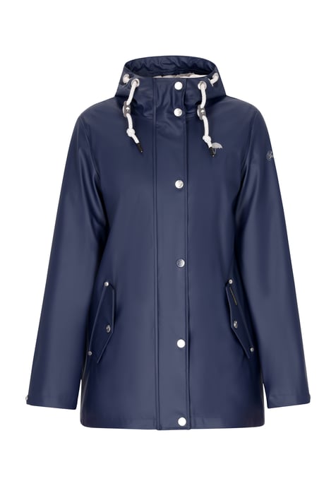 Schmuddelwedda Regenjacke Damen Marine - Image 1