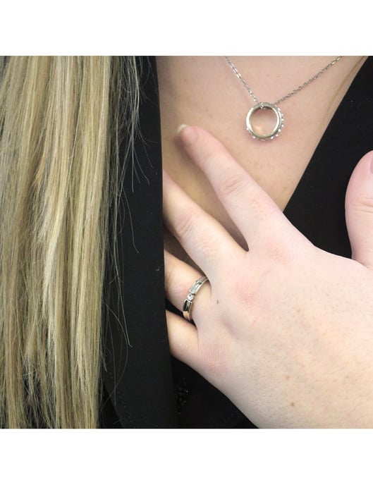 Simplicity Ring - Silber und Kristall - Image 2