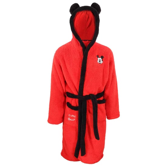 Disney Unisex Adult Mickey Mouse Logo Dressing Gown (Red)