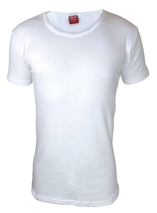 Heat Holders - Herren-Baumwoll-Wärmeunterwäsche Kurzarm-T-Shirt Weste - Image 1