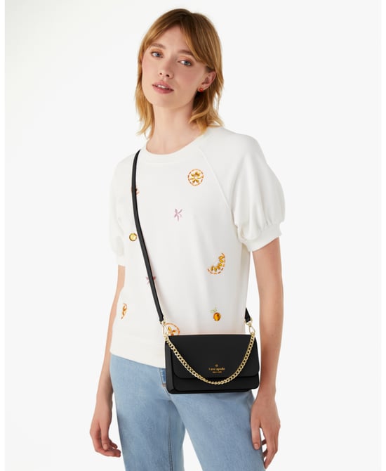 Madison Saffiano Leather Willow Mini Flap Crossbody - Image 2