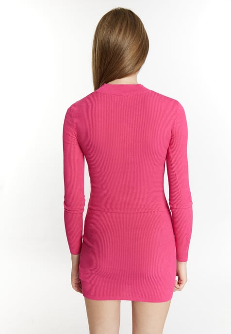 Mymo Strickkleid mini Damen Rosa - Image 4