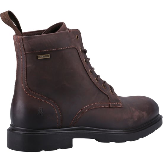 Hush Puppies Porter Leder Herren Stiefel Braun - Image 2