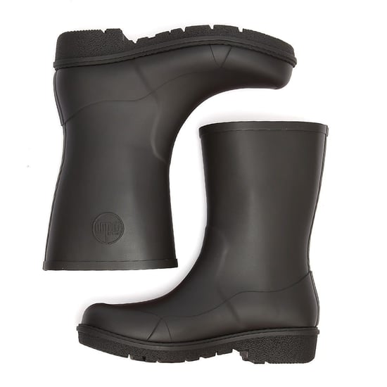 FitFlop Wonderwelly Short Damen Schwarz Stiefel - Image 6