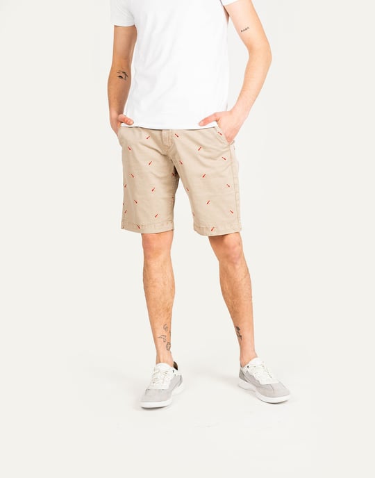 Pepe Jeans Shorts Miles Short Icon Herren beige - Image 1