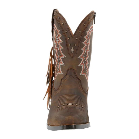 Durango Crush Leder Frauen Pecan Stiefel - Image 3