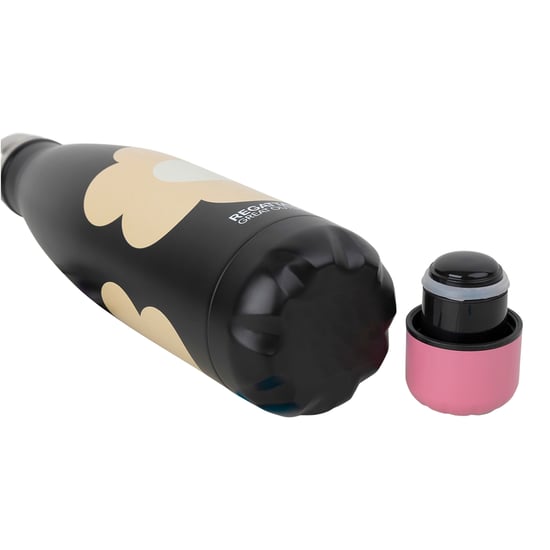 Regatta Orla Kiely Daisy 0.5L Water Bottle (Black Sixties)