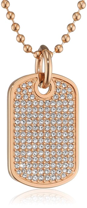 Tommy Hilfiger 'Finec' Damen Edelstahlkette mit Anhänger - Rosé 2700749 - Image 1