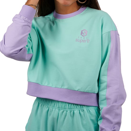 Be Happy RSC-S2102 women's short long-sleeved round neck sweatshirt