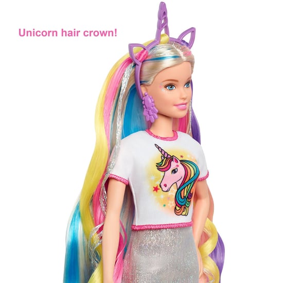 Barbie Fantasy Hair Doll with Mermaid and Unicorn Accessories