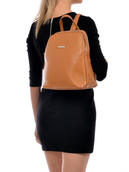 Anna Luchini SS22 AL 1512 Marron Cuir de vachette Sac - Image 5