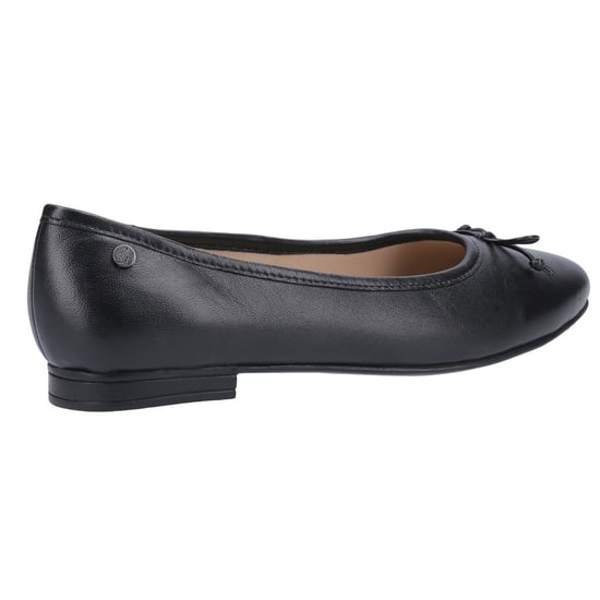 Hush Puppies Womens/Ladies Naomi Slip On Leder Ballett Pumpe (Schwarz) - Image 2