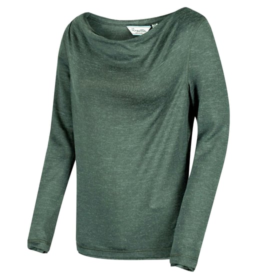 Regatta Damen T-Shirt Frayda langärmlig (Grau) - Image 3