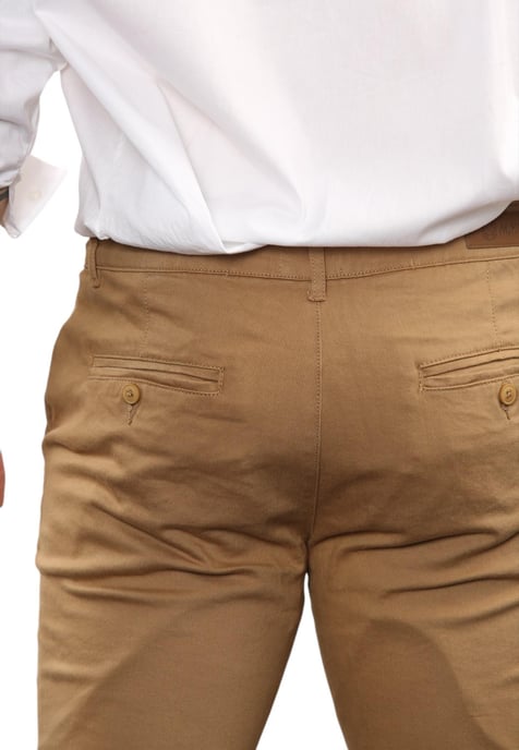 MYT Herren Slim Fit Chinos in Tan - Image 6