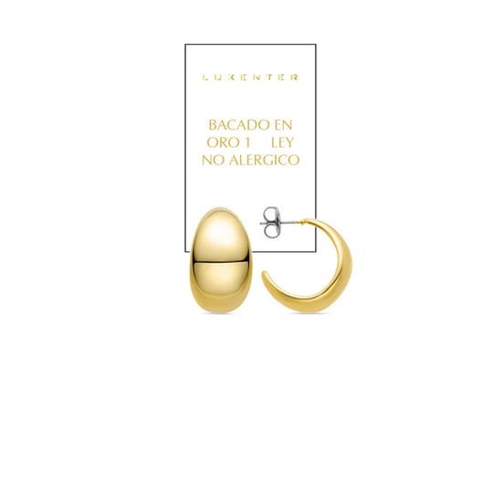 Luxenter Elfay earrings finished in 18k yellow gold